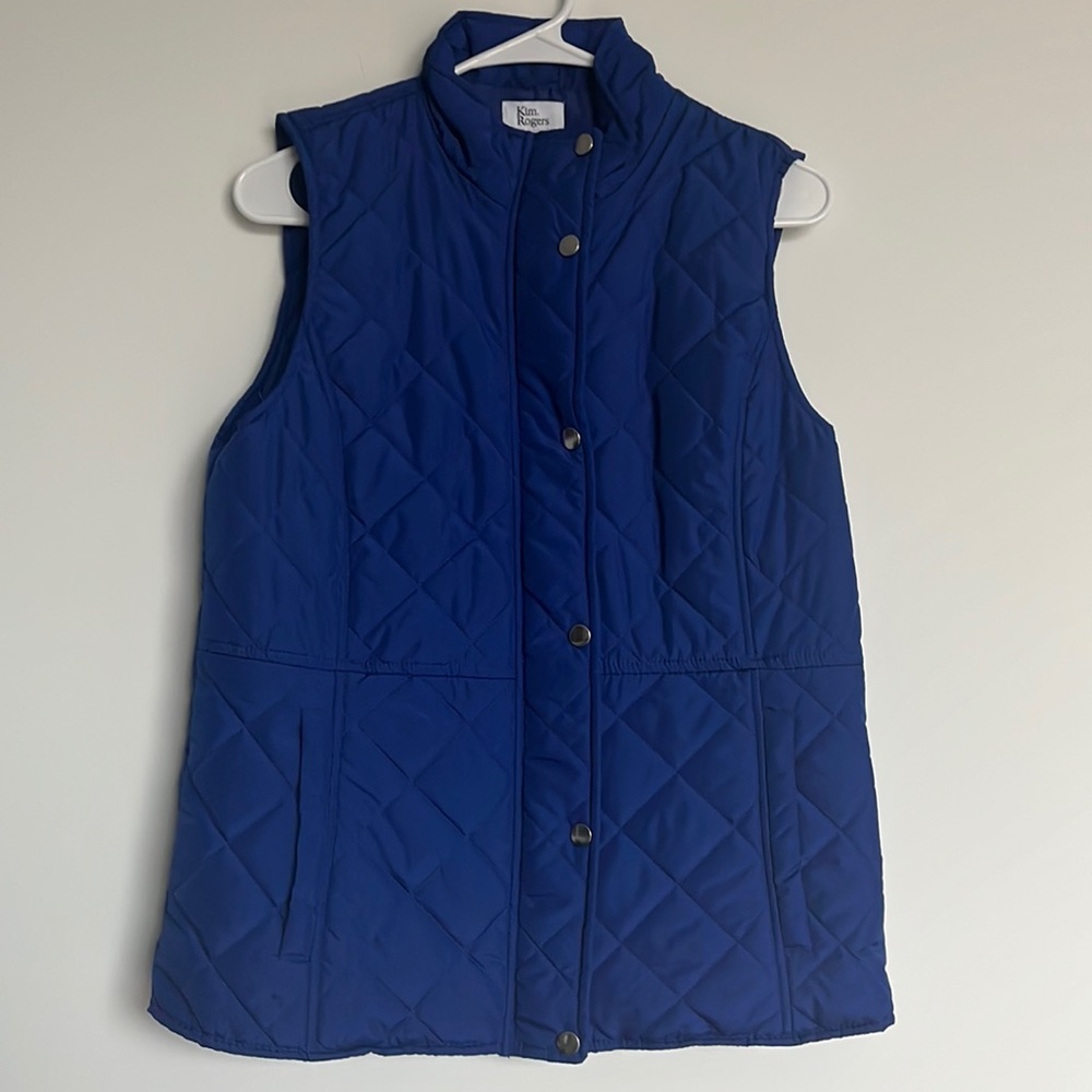 Blue Kim Rogers Vest